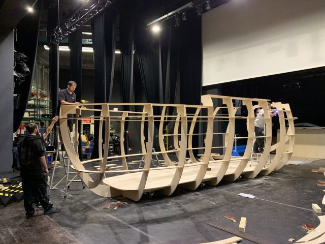 Holzschiff aus „Zar und Zimmermann“