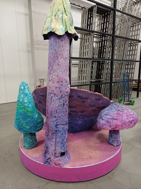 Bühnendeko "Alice im Wunderland"