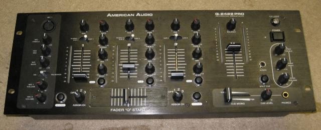 American Audio Q-2422 DJ Mischpult 19"