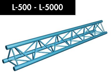3-Punkt-Aluminiumtraverse, 3,00 Meter – Herstellerabbildung