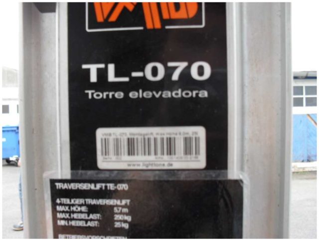 VMB Lifte „TL 070 PRO“
