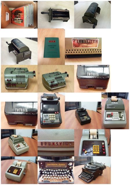 Sammlung historischer Büromaschinen zu verkaufen